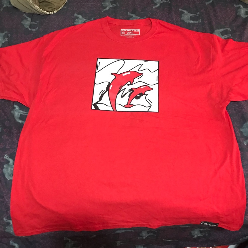 Pink dolphin tee